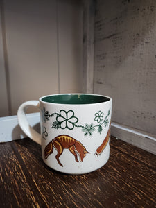 16oz (470ml) Foxes Ceramic Mug by Storm Angeconeb