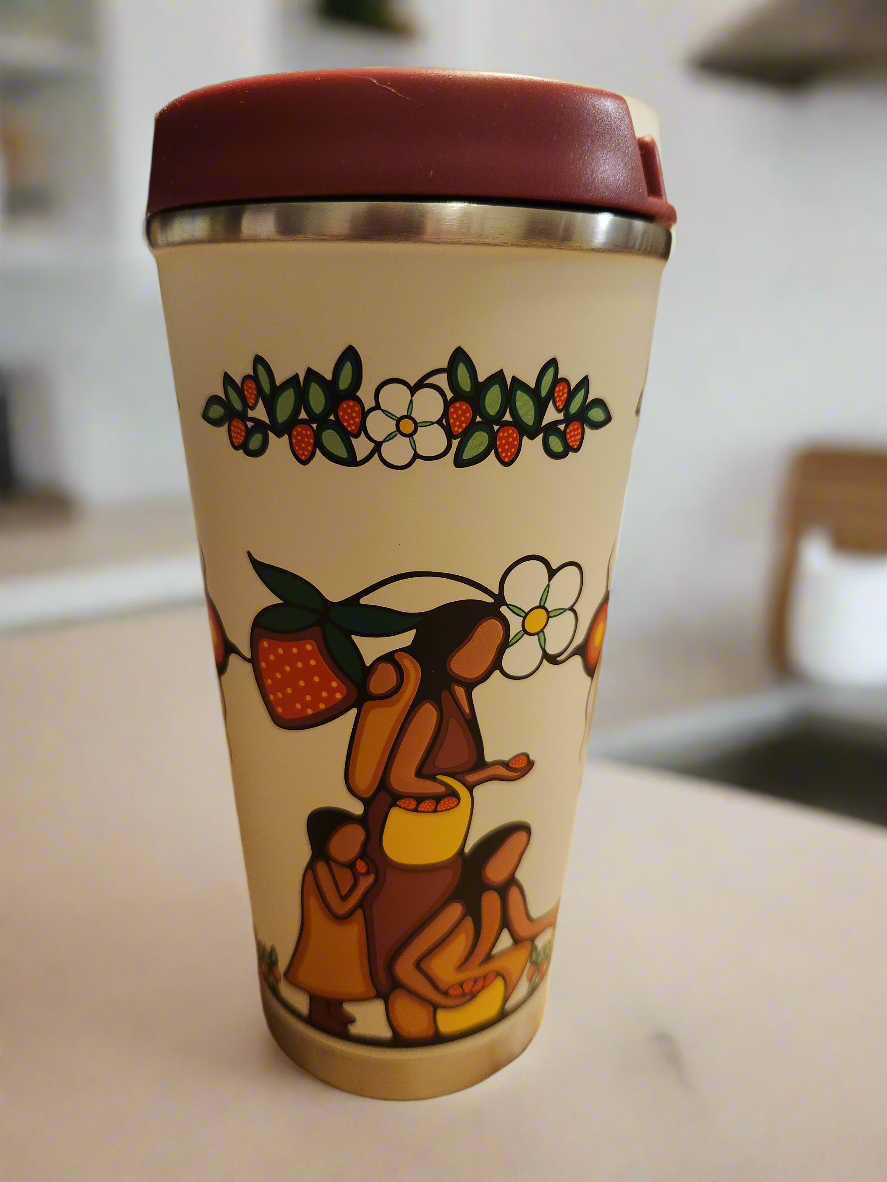 Heart Berry Gatherers Insulated Travel Mug