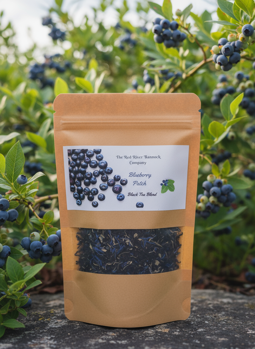 Blueberry Patch Black Tea - Large – The Red River Bannock Company