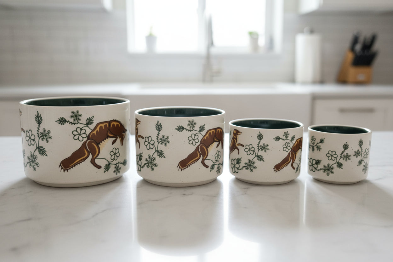 Foxes Measuring Cups