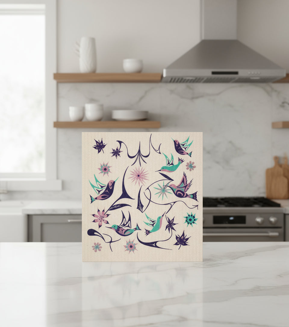 Hummingbirds Eco Cloth