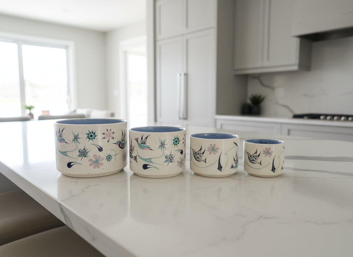 Hummingbirds Measuring Cups
