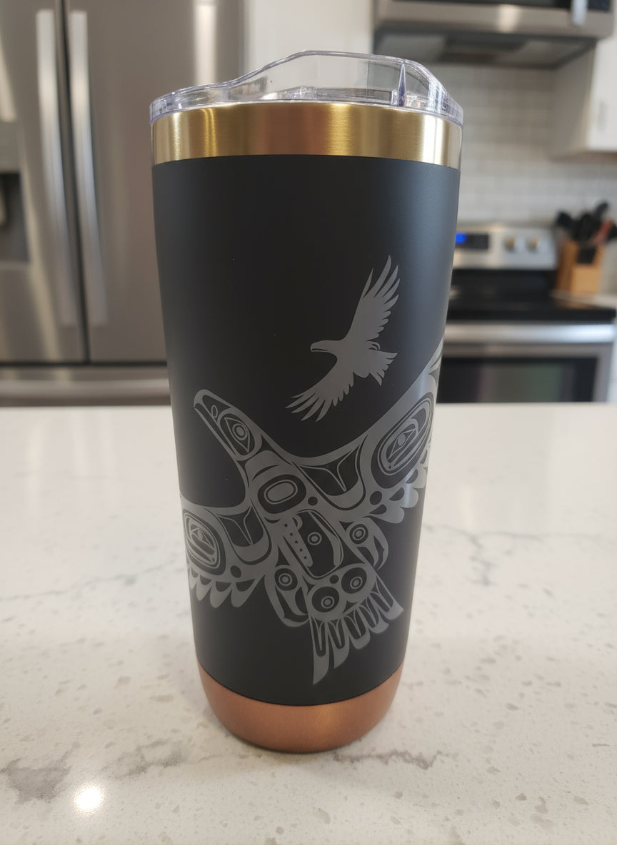 Soaring Eagle Cork Base Travel Mug