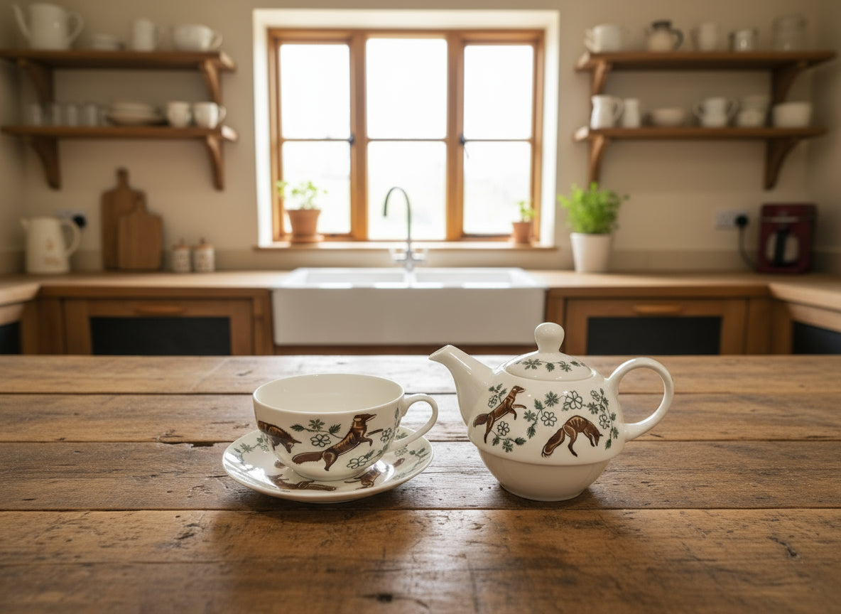 Foxes Tea for One Set