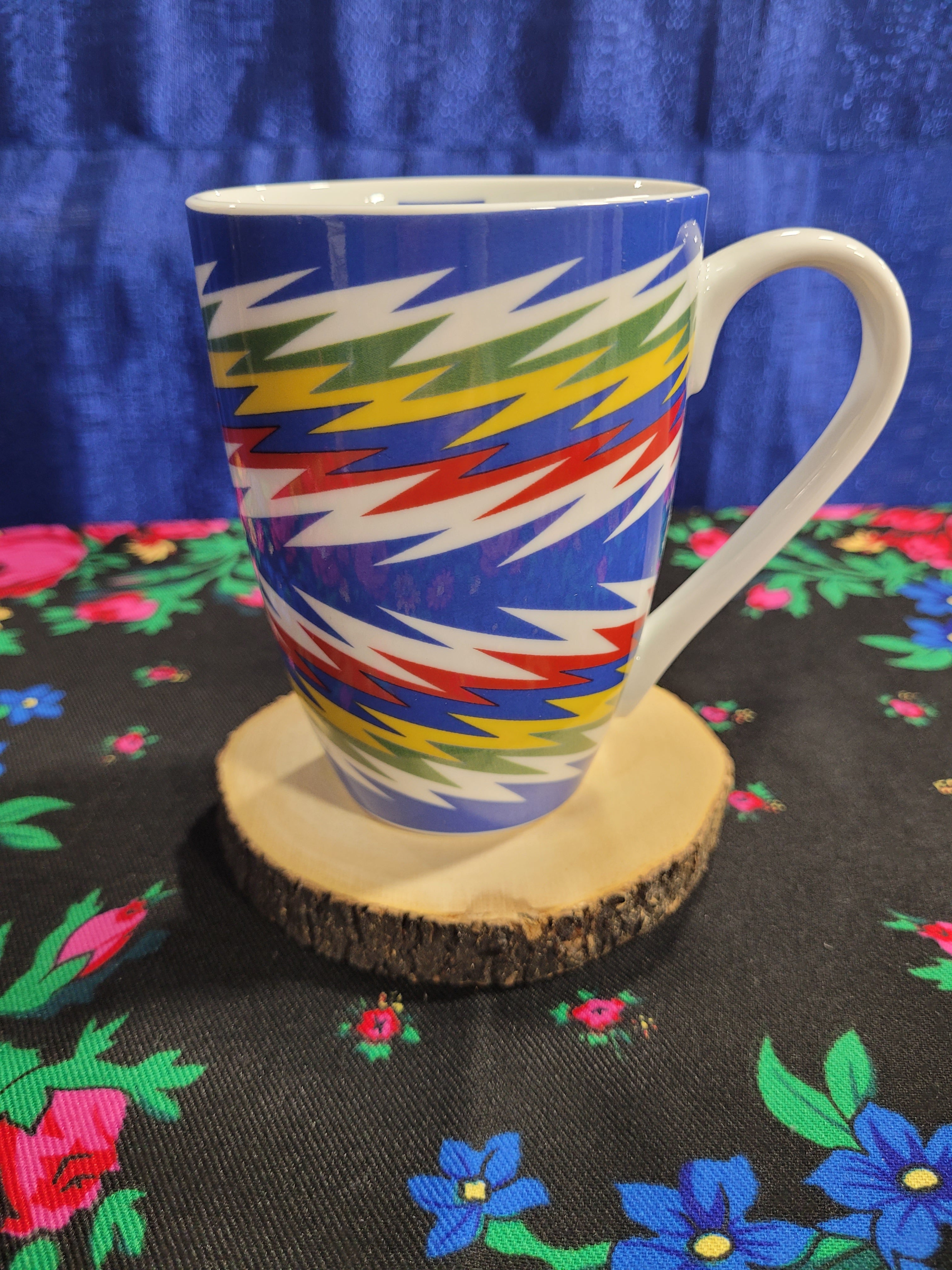Blue Metis Sash Mug
